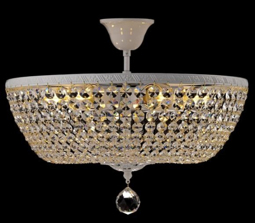 Люстра потолочная с Led лампочками в комплекте Arti Lampadari Nobile E 1.3.40.2.100 WG+Lamps 