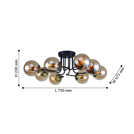 Потолочная люстра F-Promo Modestus с поддержкой Маруся 2344-8U-М 