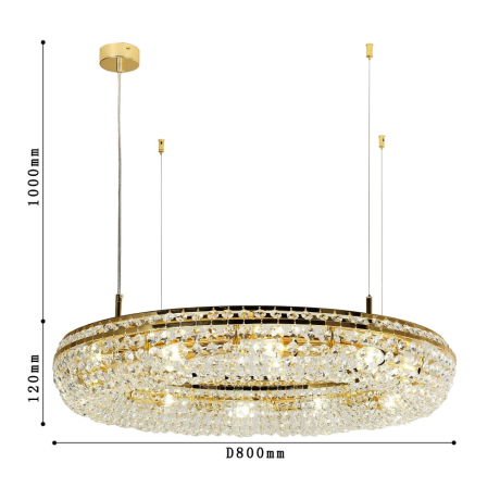 Подвесная люстра Favourite Monilibus 4015-8P 