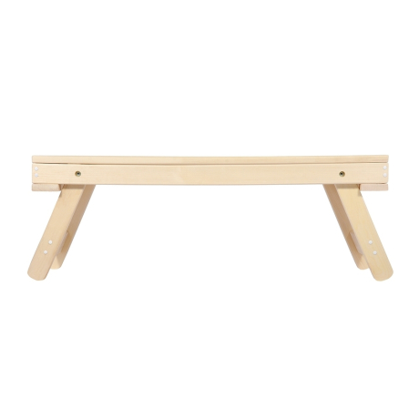 Нарушена упаковка!  <296814> Лавочка складная 120х44х43 см (липа) ''Банные штучки'' 33247