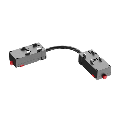 Соединитель угловой гибкий для однофазного шинопровода Denkirs TR2103-BK 