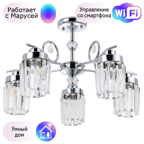 Потолочная люстра Arte Lamp Sophie с поддержкой Маруся A8067PL-5CC-М 