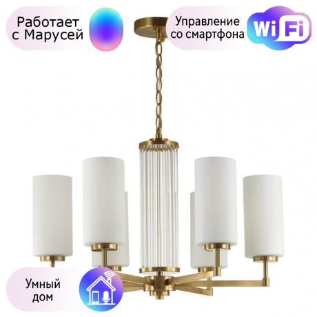 Подвесная люстра Odeon Light Kasali с поддержкой Маруся 4990/6-М 