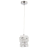 Подвесной светильник с лампочкой CRYSTAL LUX Rolando SP1.1 Chrome+Lamps 