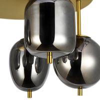 Потолочная люстра с 5 LED лампами. Комплект от Lustrof №618748-709174