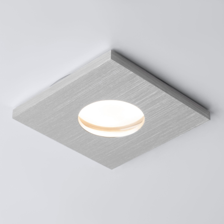 Встраиваемый влагозащищенный светильник Elektrostandard 126 MR16 серебро (a053363) 