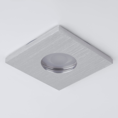 Встраиваемый влагозащищенный светильник Elektrostandard 126 MR16 серебро (a053363) 