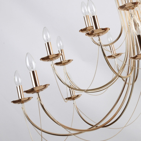 Подвесная люстра с лампочками F-Promo Plini 2591-20P+Lamps E14 Свеча 