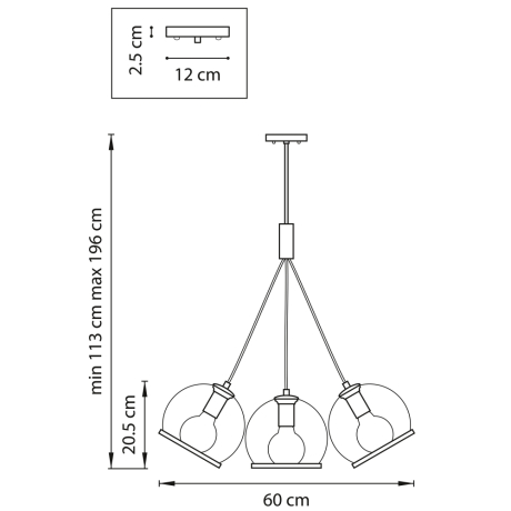 Подвесная люстра Sferico Lightstar с поддержкой Маруся 729071 