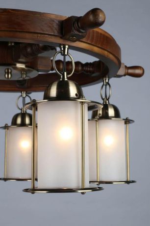 Люстра потолочная с лампочками Omnilux OML-50307-05+Lamps 