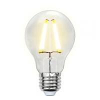 Филаментная светодиодная лампа E27 8W 3000К (теплый) Air Uniel LED-A60-8W-WW-E27-CL GLA01TR (UL-00002210)