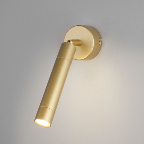 Спот Eurosvet Strong 20084/1 LED матовое золото 