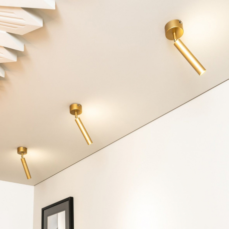 Спот Eurosvet Strong 20084/1 LED матовое золото 