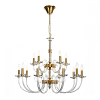 Подвесная люстра с хрусталем Glass Stilfort 1050/03/15P