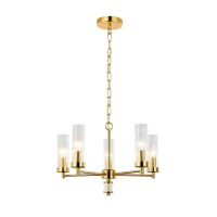 Подвесная люстра с лампочками Favourite Aesthetic 2673-5P+Lamps E14 Свеча