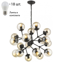 Подвесная люстра с лампочками Wertmark WE236.18.023+Lamps