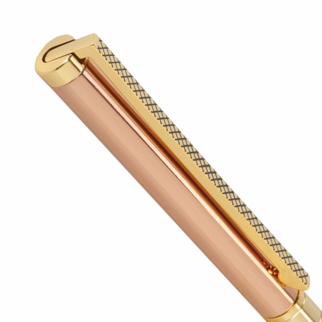 Нарушена упаковка! <269272> Ручка подарочная шариковая GALANT "ASTRON GOLD", корпус розовое золото, детали золотистые, узел 0,7 мм, синяя, 143526 (143526)