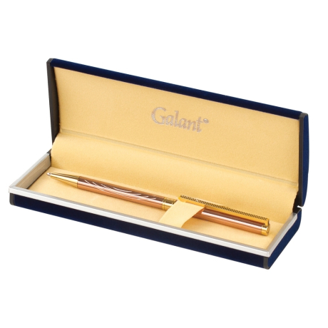Нарушена упаковка! <269272> Ручка подарочная шариковая GALANT "ASTRON GOLD", корпус розовое золото, детали золотистые, узел 0,7 мм, синяя, 143526 (143526)