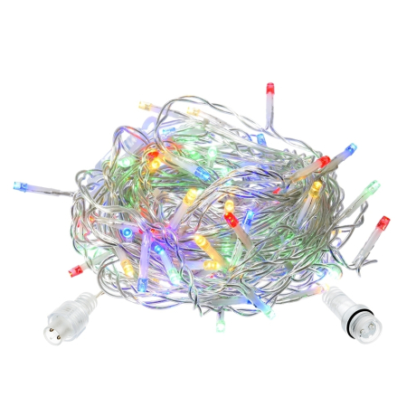Нарушена упаковка!  <295906> 3*0,6м. Электрогирлянда-конструктор ''Бахрома'' 72LED (RGB) IP44 Vegas 55089