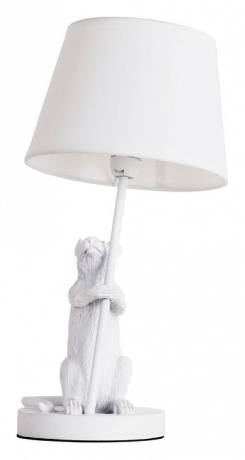 Настольная лампа декоративная Arte Lamp Gustav A4420LT-1WH 