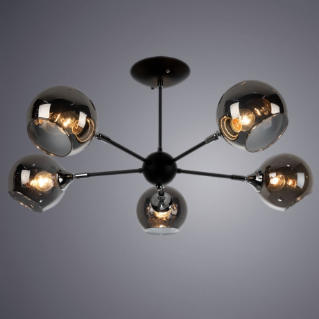 Нарушена упаковка!  <240791> Люстра на штанге Arte lamp Lagos A2708PL-5BK