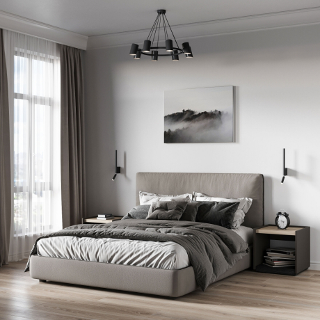 Подвесная люстра Eurosvet Splay 70147/8 черный 