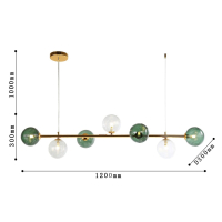 Светильник подвесной с лампочками, комплект от Lustrof. № 385135-617790