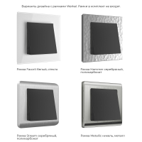 Вывод кабеля (черный матовый) Werkel W1150208