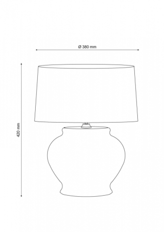 Harrods T940.1 Настольная лампа Lucia Tucci 