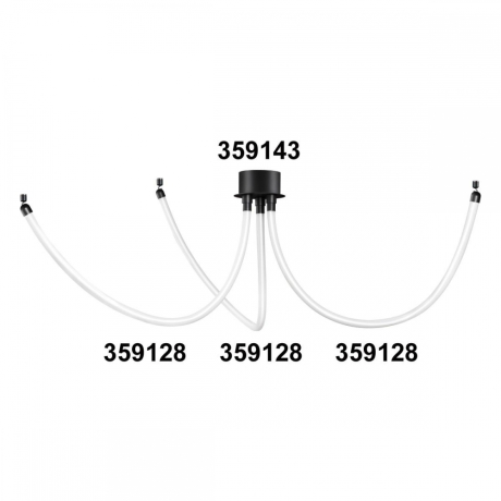 База для гибкого неона Novotech Konst Ramo для накладного монтажа 359143 