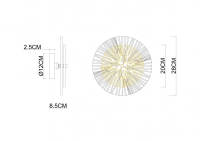 Накладной светильник Arte Lamp Ajour A1259AP-1PB