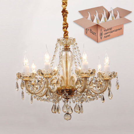Люстра с лампочками Favourite Brendy 1738-8P+Lamps 