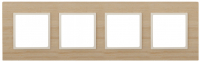 Рамка 4-постовая ЭРА Elegance 14-5304-11 Б0034588