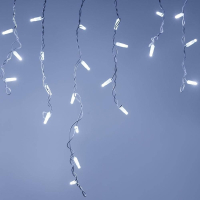 2,4*0,6м. Уличная гирлянда бахрома холодный свет Ardecoled 230V ARD-Edge-Classic-2400X600-White-88Led-Std White (26018)