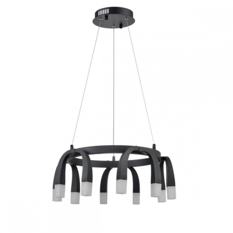 Люстра светодиодная подвесная Vele Luce Negro VL7102P10 