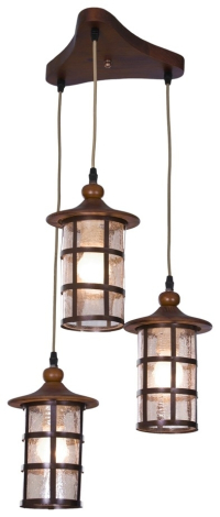 Подвесной светильник со светодиодными лампочками E27, комплект от Lustrof. №151130-623673