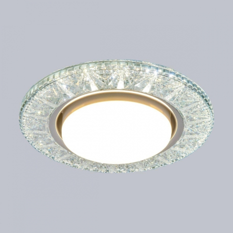 Нарушена упаковка!  <298319> Встраиваемый светильник с LED подсветкой Elektrostandard 3022 GX53 (a049342)