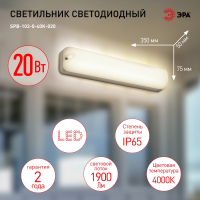 Светильник ЖКХ светодиодный пожаробезопасный Эра SPB-103-0-40K-020 (Б0052939)