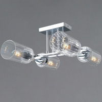 Люстра на штанге ILLUMICO NAPLES IL0780-4CSQ-25 CR NAPLES