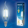 Филаментная светодиодная лампа E14 6W 4000K (белый) Air Uniel LED-CW35-6W-NW-E14-CL GLA01TR (UL-00002229) 