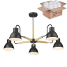 Люстра на штанге с лампочками Velante 230-023-05+Lamps E27 P45 