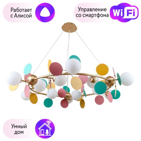 Подвесная люстра F-Promo Multy Bliss с поддержкой Алиса 2772-12P-A 