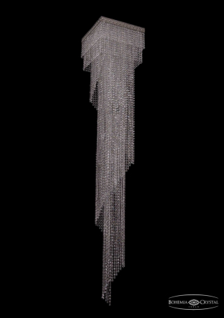 Каскадная люстра Bohemia Ivele Crystal 8317/40-215/Ni 