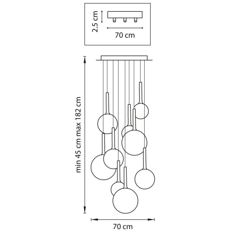 Подвесная люстра Lightstar с поддержкой Алисы, GLOBO 813092 