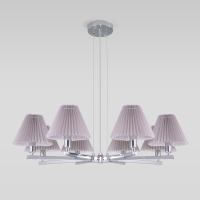 Подвесная люстра Peony Eurosvet 60136/8 хром/серый