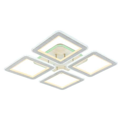 Светодиодная диммируемая люстра с ПДУ Profit Light 8882/4A PGD 132W+10W RGB 