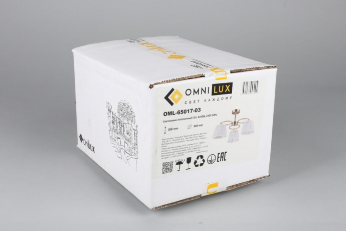 Люстра потолочная Omnilux Rapallo с Марусей OML-65017-03-M 