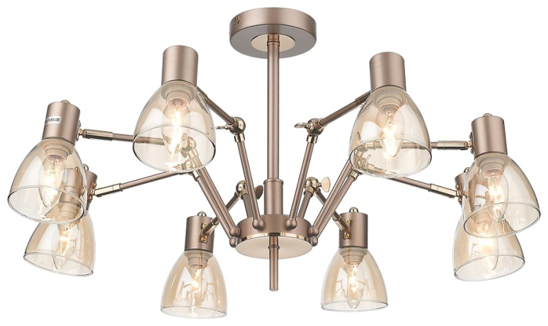 Люстра на штанге Velante с поддержкой Маруся 246-403-08-М 