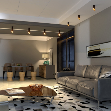 Нарушена упаковка.  <268302> Накладной светильник Elektrostandard DLN115 (a050122) DLN115 GU10 черный/золото 