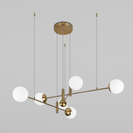 Подвесная люстра Eurosvet Planet 70146/6 латунь 